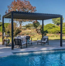 Load image into Gallery viewer, 14×10 Sarasota Steel Louvered Pergola