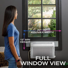 Load image into Gallery viewer, GE Profile ClearView™ 8,300 BTU Smart Ultra Quiet Window Air Conditioner for Medium Rooms up to 350 sq. ft.