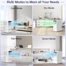 Load image into Gallery viewer, 12000 BTU Portable Air Conditioner with Cooling, Fan, Dehumidifier, Sleep Mode &amp; Remote Control