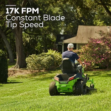 Load image into Gallery viewer, Greenworks Pro Crossover Zero Turn 42-in Lithium Ion Electric Riding Lawn Mower