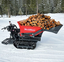 Load image into Gallery viewer, 1100lbs Capacity E-Start 10HP 302cc Gas Engine Tracked Dumper Hydraulic Tipping and Lifting with Front Shovel