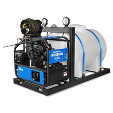 Load image into Gallery viewer, MechMaxx 4000 PSI 4 GPM KOHLER E-Start Engine Hot Water Pressure Washer Skid Mounted with 245 Gal Tank,  HPW40KBT