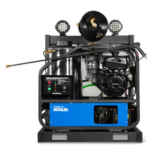 Load image into Gallery viewer, MechMaxx 4000 PSI 4 GPM KOHLER E-Start Engine Hot Water Pressure Washer Skid Mounted with 245 Gal Tank,  HPW40KBT