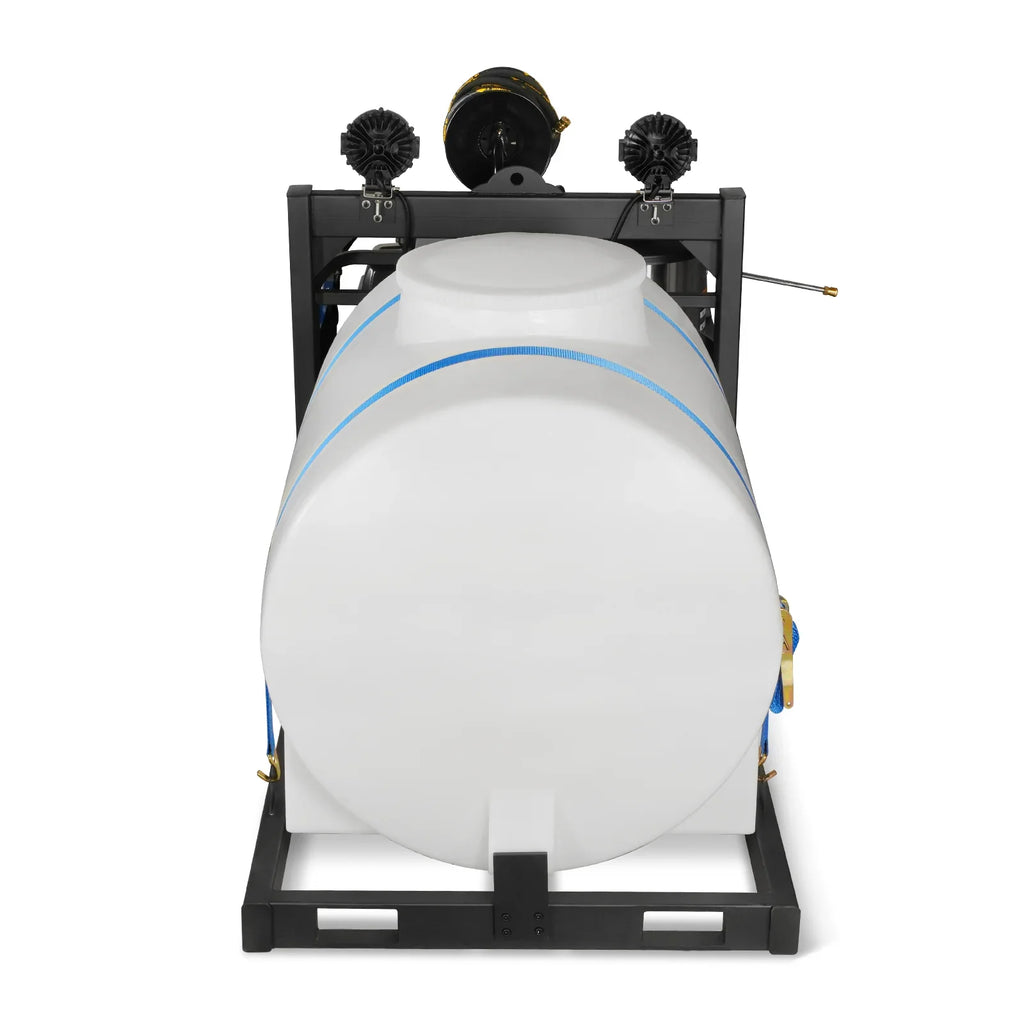 MechMaxx 4000 PSI 4 GPM KOHLER E-Start Engine Hot Water Pressure Washer Skid Mounted with 245 Gal Tank,  HPW40KBT