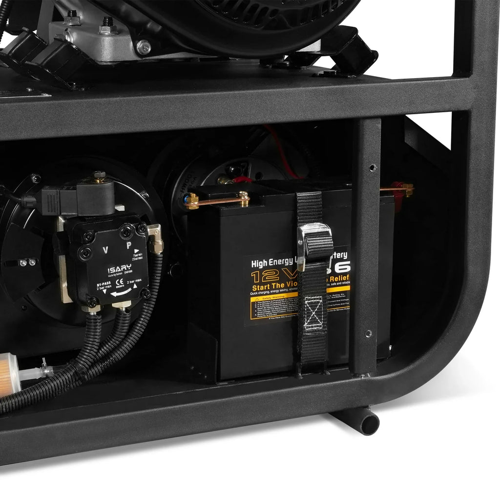 MechMaxx 4000 PSI 4 GPM KOHLER E-Start Engine Hot Water Pressure Washer with Hose Reel,  HPW40K