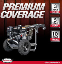 Load image into Gallery viewer, SIMPSON 4400 PSI 4.0 GPM Gas Pressure Washer with Honda GX390 Engine, Heavy-Duty Industrial Cold Water Power Washer IS61028