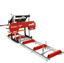 Load image into Gallery viewer, MechMaxx 32" Portable Sawmill, 459cc 15HP E-Start Gasoline Engine, 26.5" Board Width, 13' Track Length, SM-32