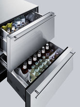 Load image into Gallery viewer, Summit | 24" Outdoor Dual Drawer Refrigerator