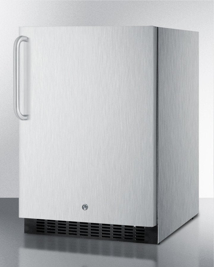 Summit | 24" 4.6 Cu. Ft. Stainless Steel Wrapped Outdoor Refrigerator