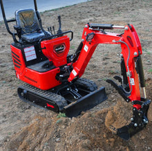 Load image into Gallery viewer, Mini Compact Excavator H-O-N-D-A GX390 Engine, 65.7" Max. Digging Depth, 1Ton, 2280 LBS Operating Weight