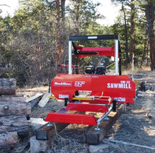 Load image into Gallery viewer, MechMaxx 32" Portable Sawmill, 459cc 15HP E-Start Gasoline Engine, 26.5" Board Width, 13' Track Length, SM-32