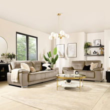 Load image into Gallery viewer, Kansas 3+2 Seater Sofa Set, Champagne Classic Velvet