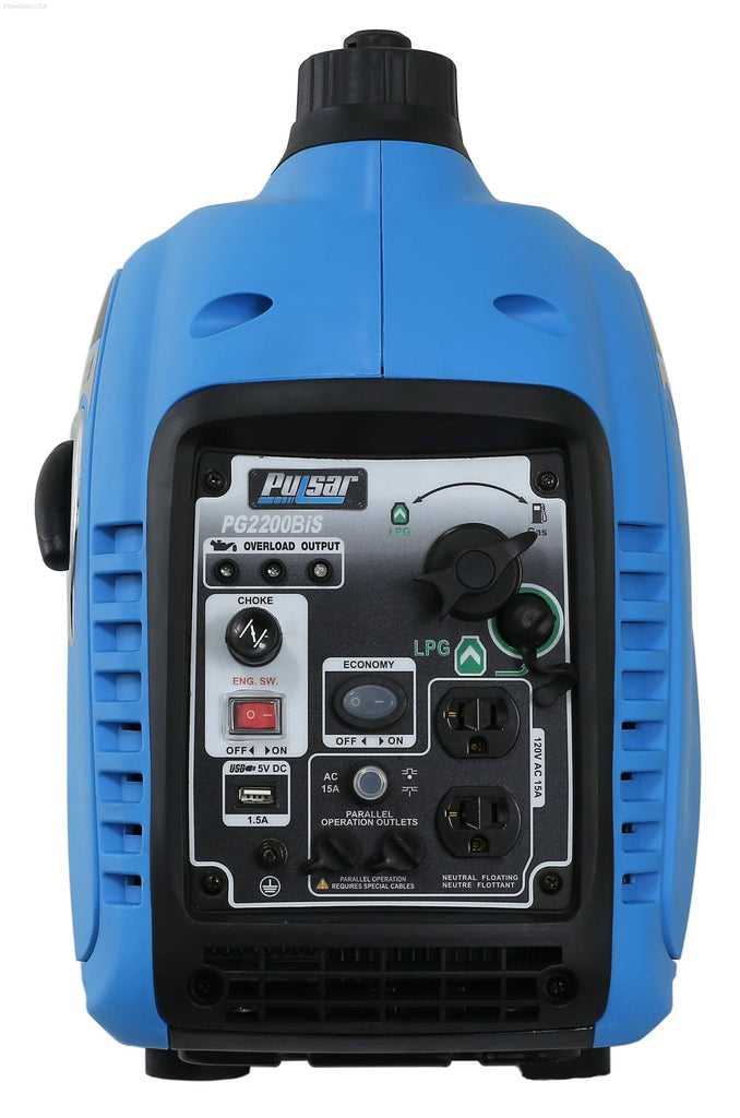 Pulsar PG2200BiS-DUAL-Fuel Inverter 2200W Generator RATED 1800W, Carb Approved