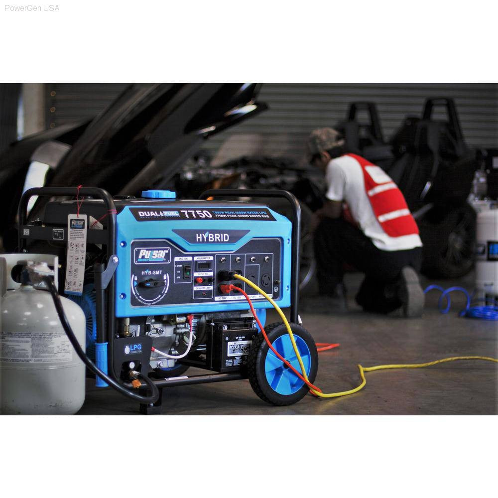 Pulsar PG7750B- Dual Fuel Generator with Switch & Go Capability - PowerGen USA