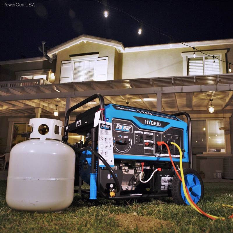 Pulsar PG7750B- Dual Fuel Generator with Switch & Go Capability - PowerGen USA