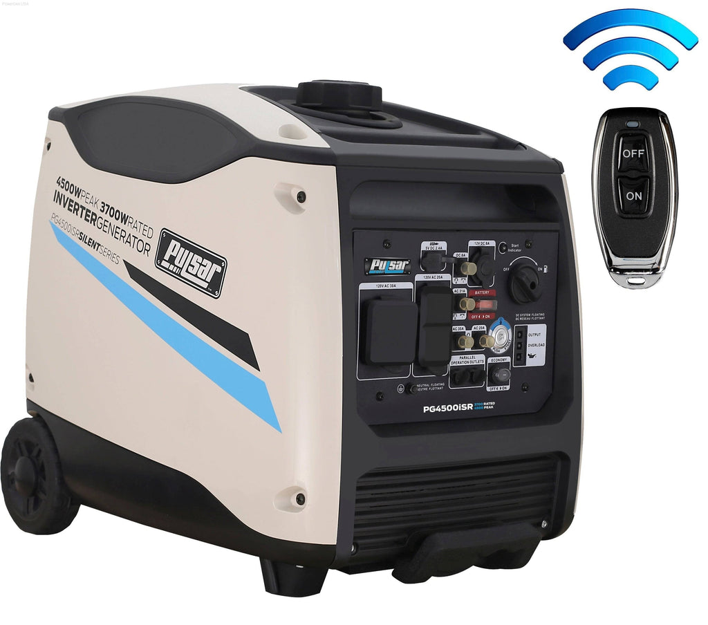 Pulsar PG4500iSR Inverter 4500W Generator, RATED 3700W | Gas Generators