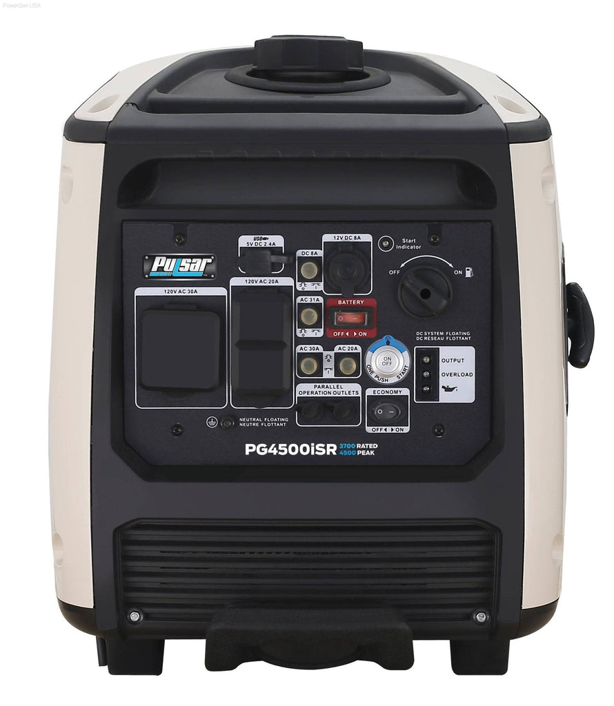 Pulsar PG4500iSR Inverter 4500W Generator, RATED 3700W | Gas Generators