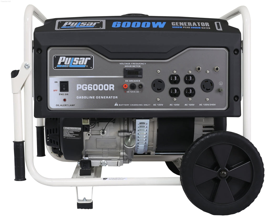 Pulsar PG6000R-6000W Generator RATED 5000W Carb Approved - PowerGen USA