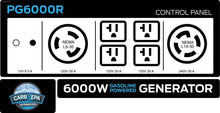 Load image into Gallery viewer, Pulsar PG6000R-6000W Generator RATED 5000W Carb Approved - PowerGen USA