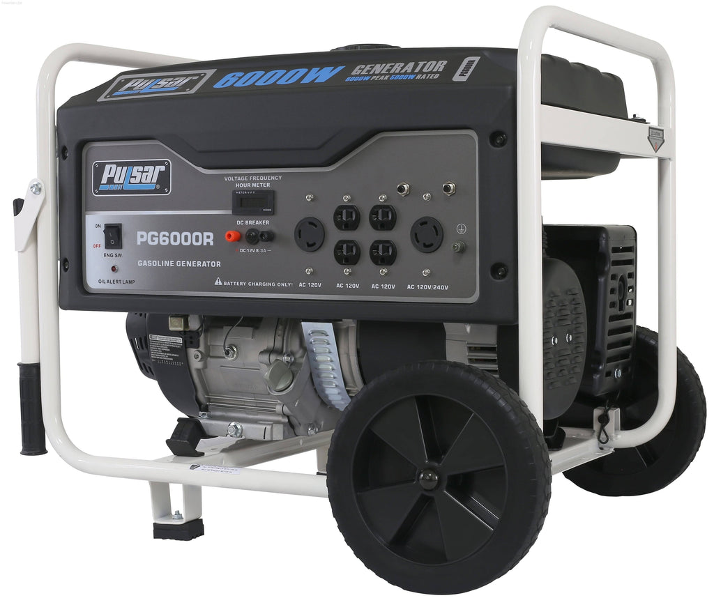 Pulsar PG6000R-6000W Generator RATED 5000W Carb Approved - PowerGen USA