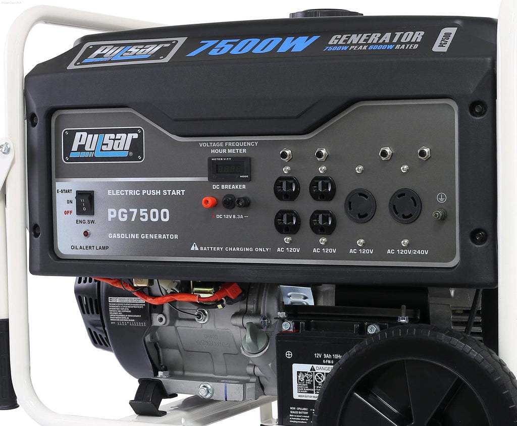 Pulsar PG7500-7500W Generator RATED 6000W