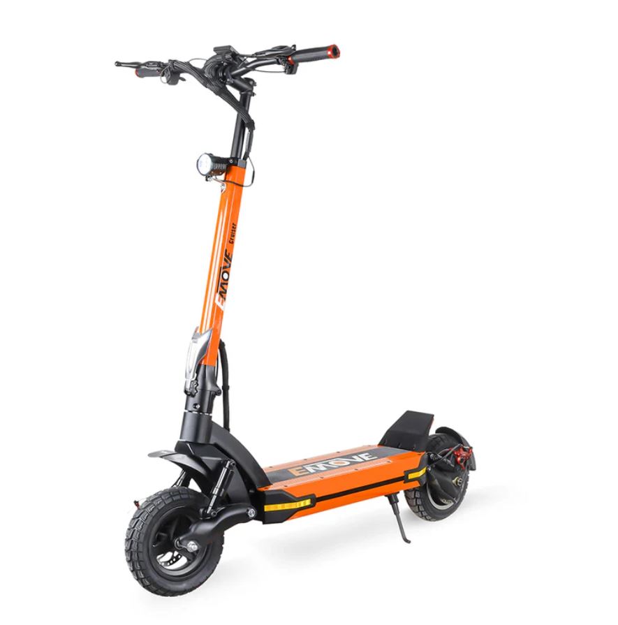 EMOVE Cruiser V2 – 52V and 60V Quad Suspension 62-Mile Long-Range Electric Scooter