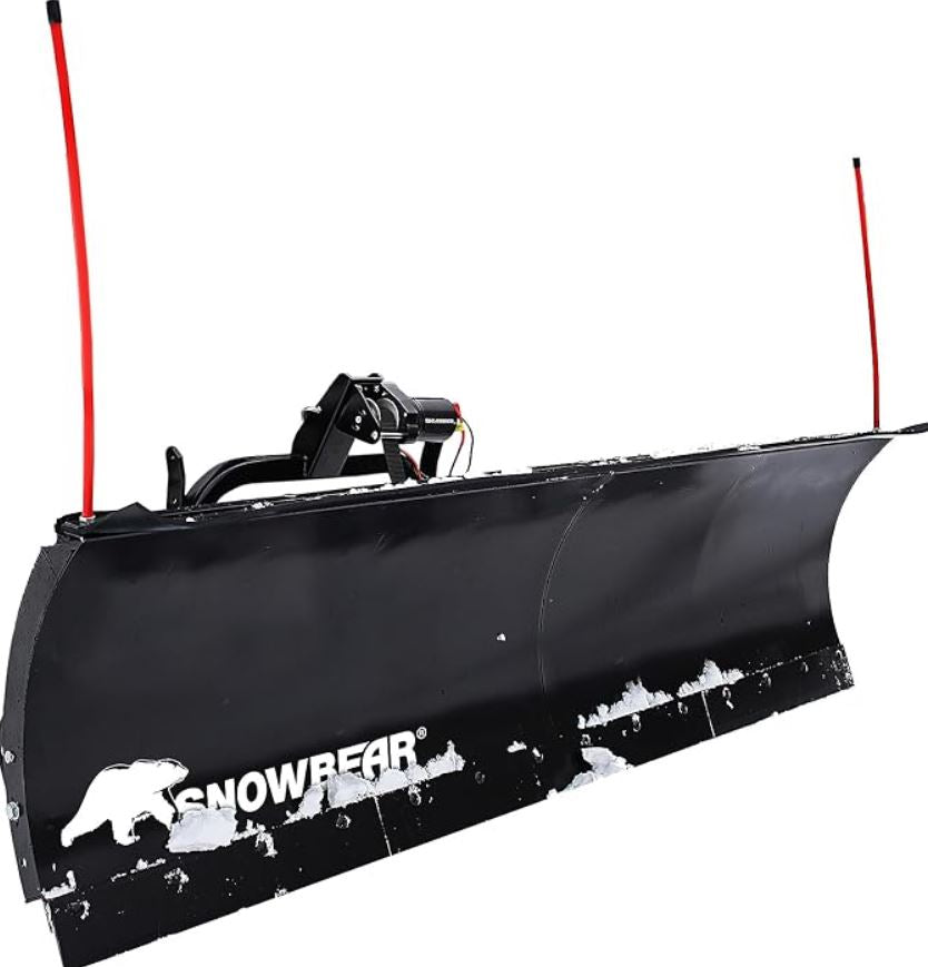 SNOWBEAR Heavy Duty 84 in. x 22 in. Snow Plow for 1500 Ram Trucks, F-150 Series, and 1500 Chevy Trucks