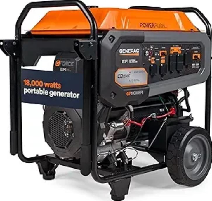 Generac 7706 Gas Powered Portable Generator 49st