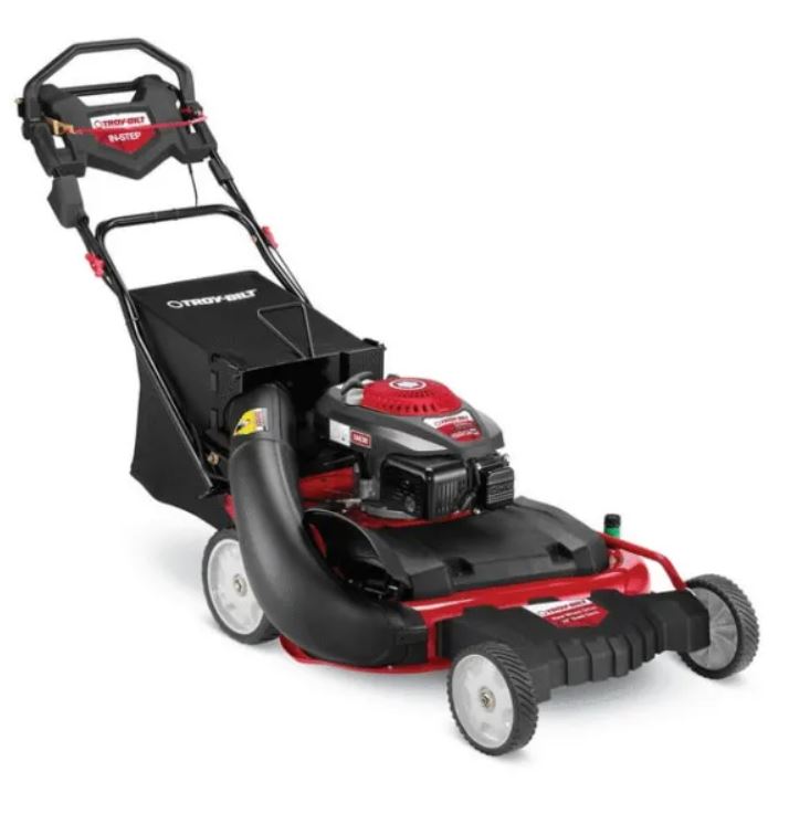 Troy-Bilt 3-N-1 Self-Propelled RWD Gas Lawn Mower 195cc Engine