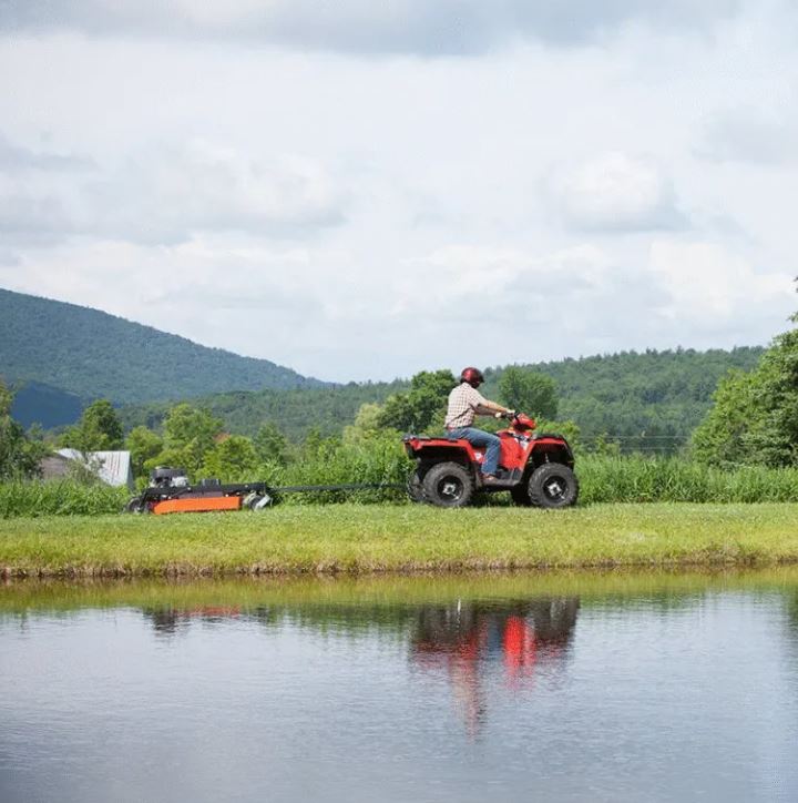 DR Field and Brush Mower – 44″ Tow-Behind Brush Cutter