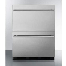 Load image into Gallery viewer, Summit | 24" Outdoor Dual Drawer Refrigerator