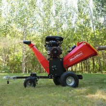 Load image into Gallery viewer, 8 inch ZONSEN E-Start 1000cc 35hp Gas Powered 4 - Wheel Drum Wood Chipper with Taillight , B200