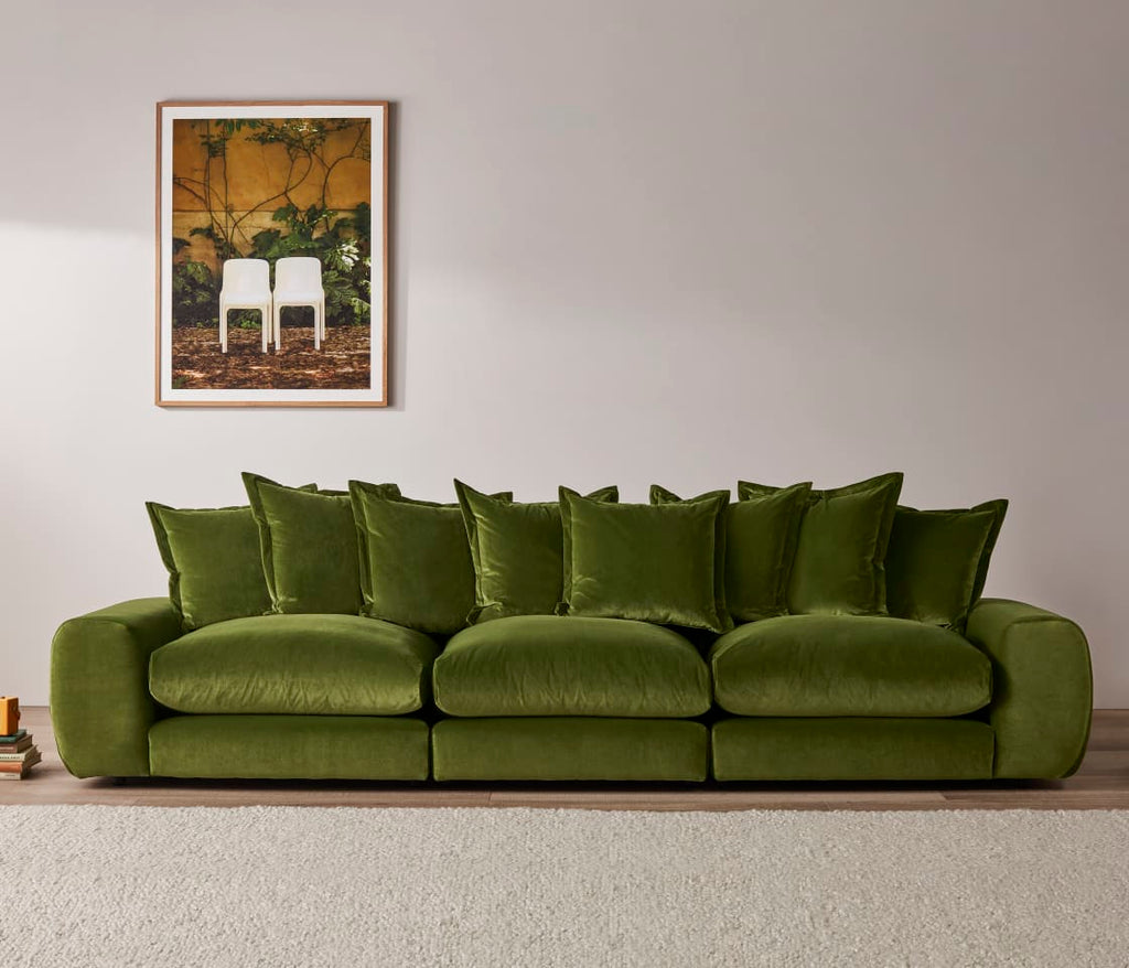 Wodge Modular Sofa - Large - Boucle - Whipped Cream - White