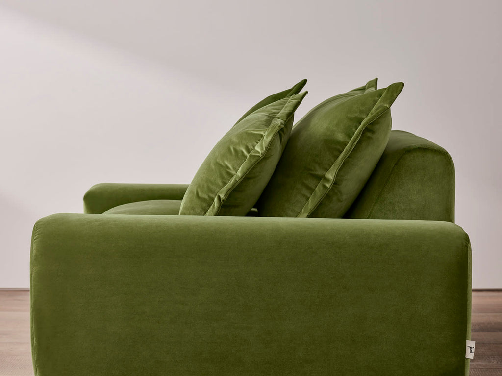 Wodge Love Seat - Loveseat - Twill - Whipped Cream - White