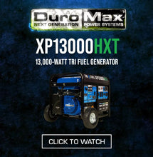 Load image into Gallery viewer, DuroMax XP13000HXT 13,000 Watt Electric Start Tri-Fuel Portable Generator w/ CO Alert
