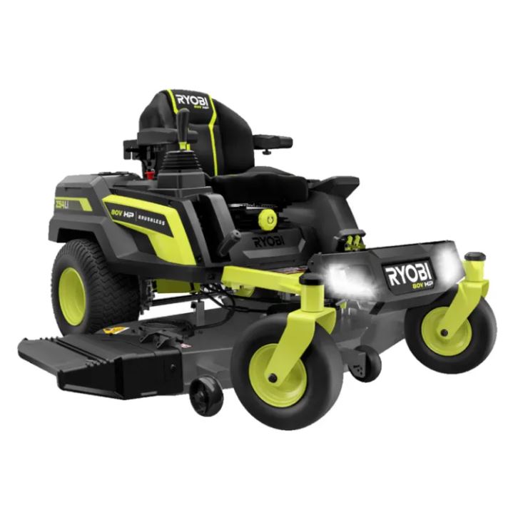 RYOBI 80V HP Brushless 30 in. Battery Electric Cordless Zero Turn Mower with 80V 10 Ah Batteries