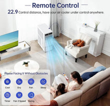 Load image into Gallery viewer, 12000 BTU Portable Air Conditioner with Cooling, Fan, Dehumidifier, Sleep Mode &amp; Remote Control