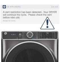 Load image into Gallery viewer, GE® ENERGY STAR® 7.8 cu. ft. Capacity Smart Front Load Electric Dryer with Steam and Sanitize Cycle