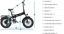 Load image into Gallery viewer, G-Force 750W T42 Folding Fat Tire Electric Bike