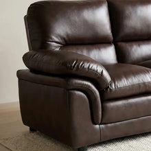 Load image into Gallery viewer, Verona Brown Leather 3+2 Seater Sofa Set Collection