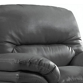 Verona Grey Leather Aire 3+1 Seater Sofa Set Collection