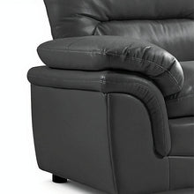Load image into Gallery viewer, Verona Grey Leather Aire 3+1 Seater Sofa Set Collection