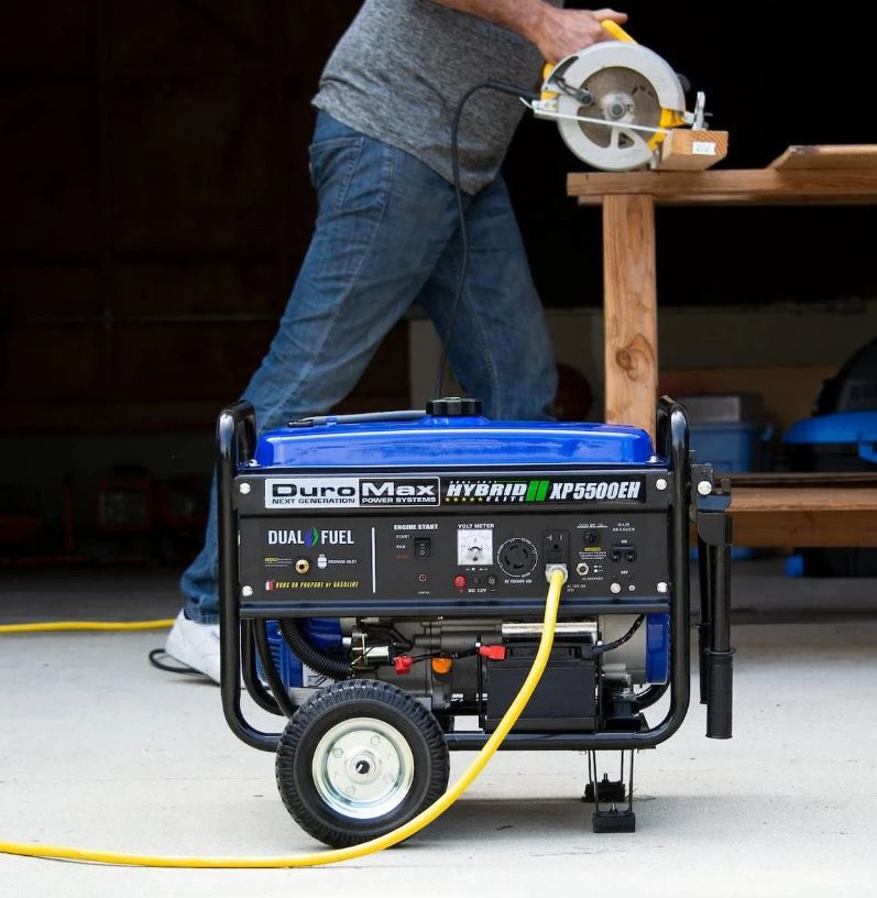 DuroMax XP5500EH 5,500 Watt Portable Dual Fuel Generator