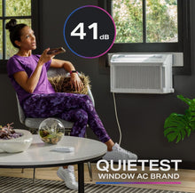 Load image into Gallery viewer, GE Profile ClearView™ 8,300 BTU Smart Ultra Quiet Window Air Conditioner for Medium Rooms up to 350 sq. ft.