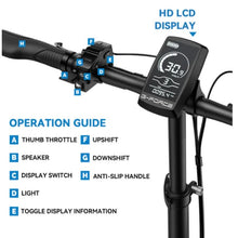 Load image into Gallery viewer, G-Force 750W T42 Folding Fat Tire Electric Bike