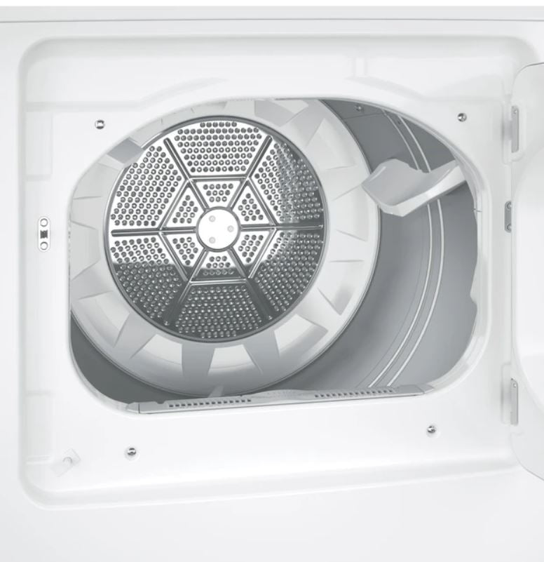 GE® 7.2 cu. ft. Capacity aluminized alloy drum Electric Dryer with Sensor Dry
