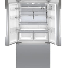 Load image into Gallery viewer, 20.8 CuFt Smart 800 Series Counter Depth Bottom-Mount Refrigerator in Stainless Steel with FarmFresh System