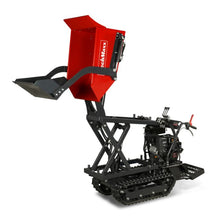 Load image into Gallery viewer, 1100lbs Capacity E-Start 10HP 302cc Gas Engine Tracked Dumper Hydraulic Tipping and Lifting with Front Shovel