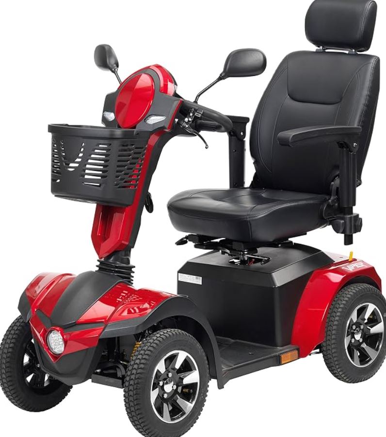 Drive Panther Executive 4-Wheel All-Terrain Personal Electric Scooter (Red, 20" Captain Seat) - PANTHER20CS