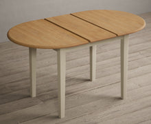 Load image into Gallery viewer, Extending Warwick Oak and Cream Painted Dining Table with Warwick Chairs